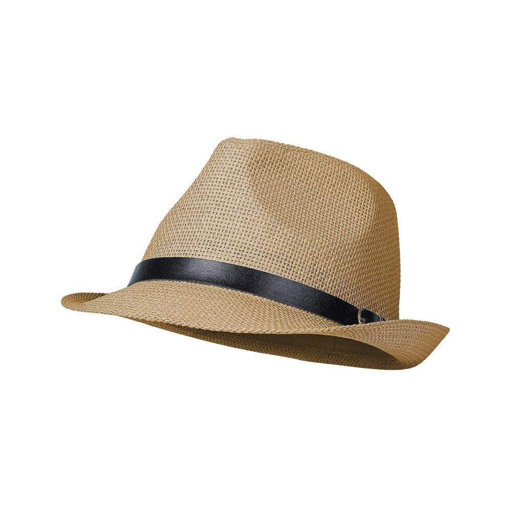 4525 Straw Fedora Hat Short Brim Panama Trilby Hat Sun Summer Beach Hat